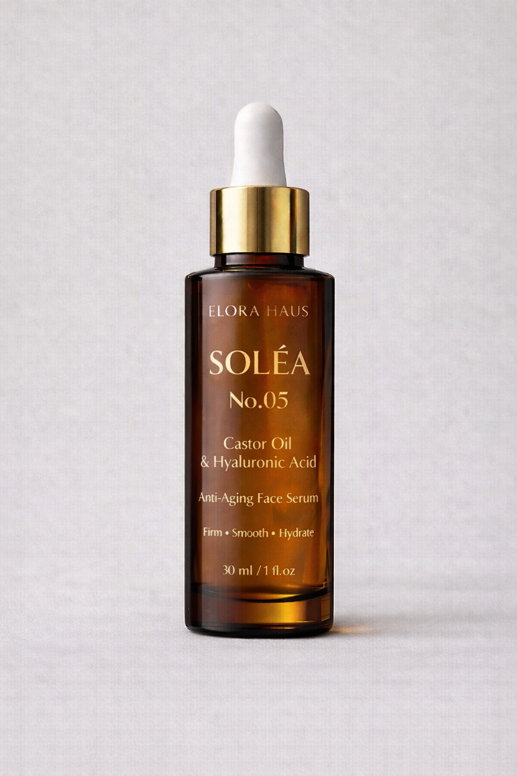 SOLÉA No.05 — Castor Oil & Hyaluronic Acid Anti-Aging Face Serum