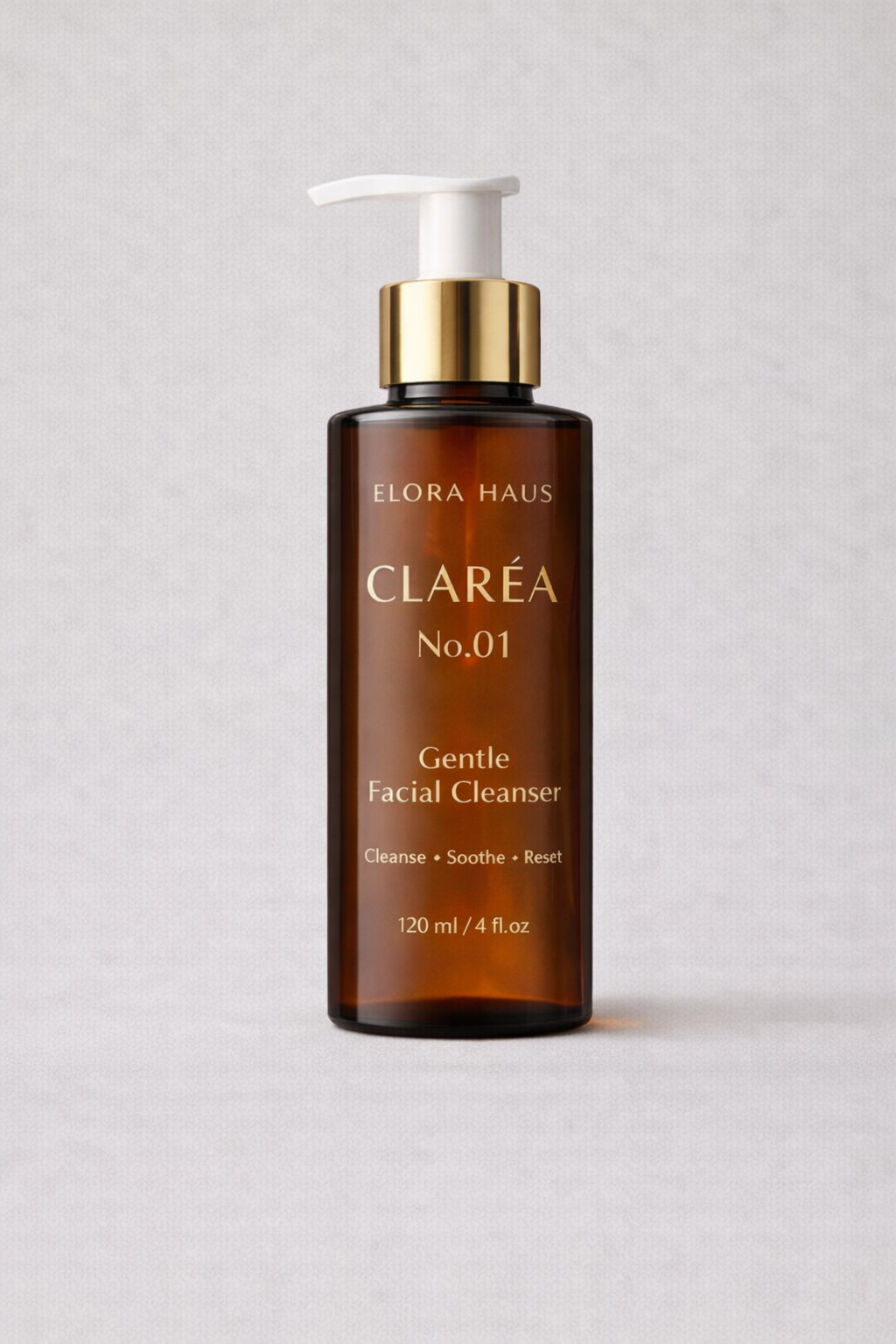 CLARÉA No.01 — Gentle Facial Cleanser